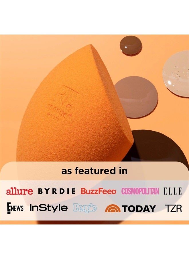 REAL TECHNIQUES Miracle Complexion Sponge Set 4 Pack, Makeup Blender Sponge For Liquid & Cream Makeup, Buildable Coverage, Foundation Sponge For Natural Base, Mother's Day Gift Set, Latex-Free Foam - Image 2