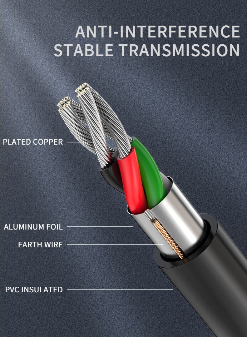 مقسّم USB 3.0 من واحد إلى أربعة USB 3.0 مناسب للكمبيوتر المحمول متعدد الواجهات من نوع تيبيك - Image 5