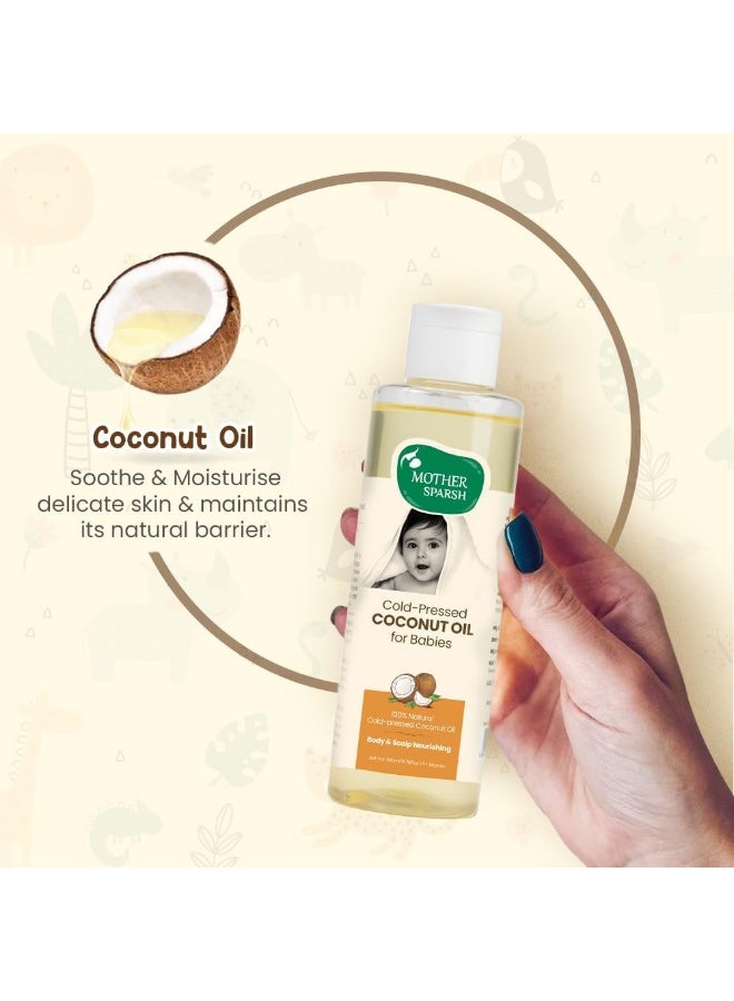 Mother Sparsh Cold Pressed Coconut Oil for Babies - Image 4