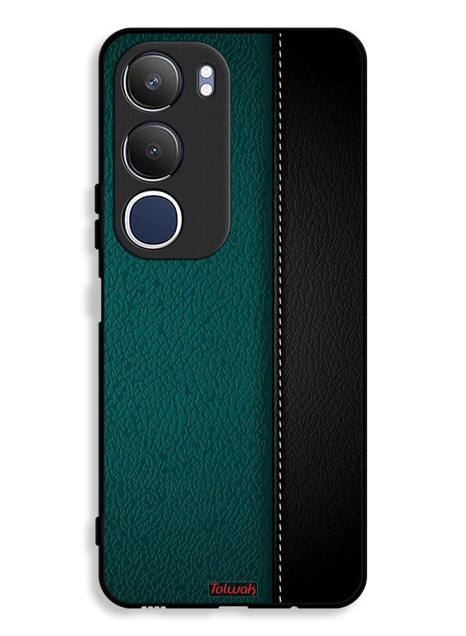 Tolwak Vivo Y19s 4G Protective Case Cover Leather Pattern - Image 1
