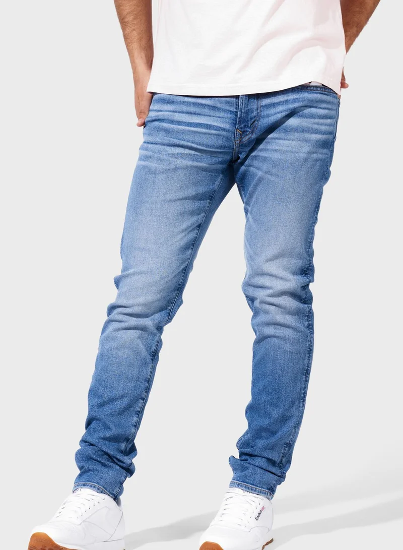 American Eagle Mid Wash Skinny Fit Jeans