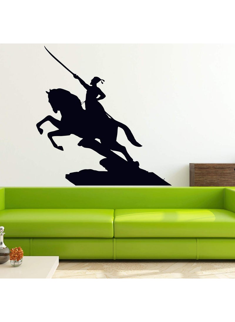 StickMe - StickMe 'Chattrapathi Shivaji Maharaj Sward Wall Sticker ' -SM325 (Multi Colour, Vinyl - 70cm X 70 cm) - Image 1