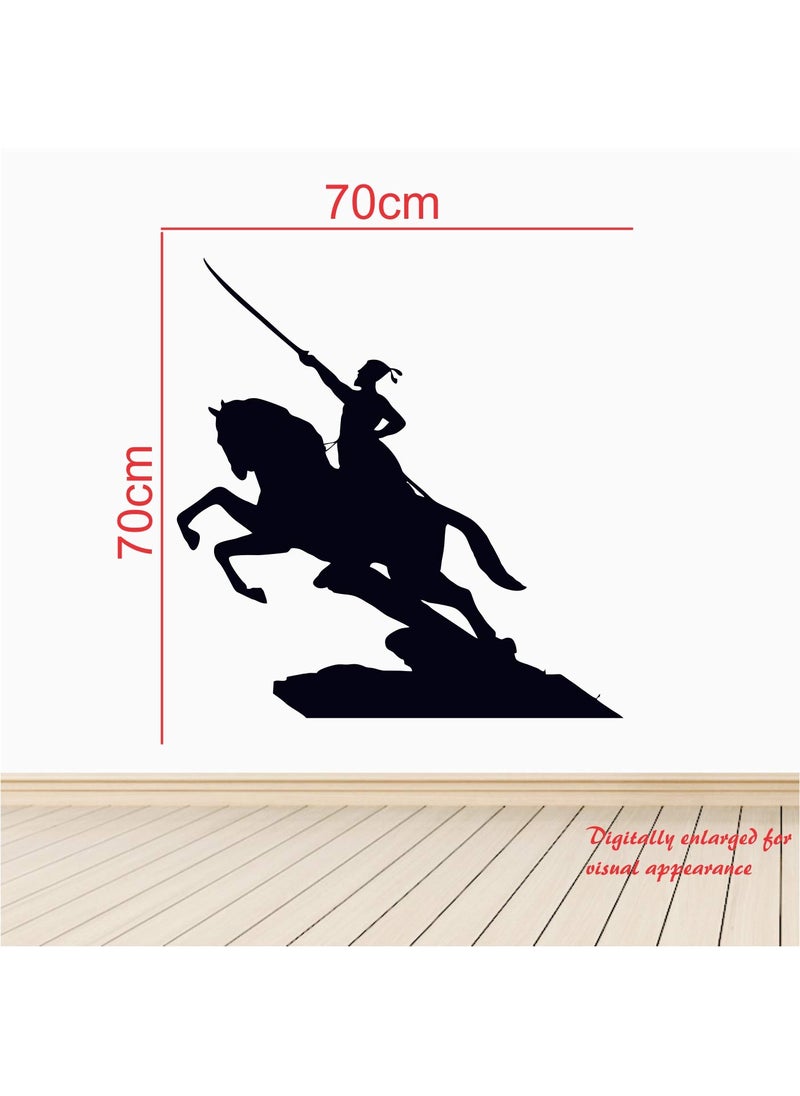 StickMe - StickMe 'Chattrapathi Shivaji Maharaj Sward Wall Sticker ' -SM325 (Multi Colour, Vinyl - 70cm X 70 cm) - Image 1