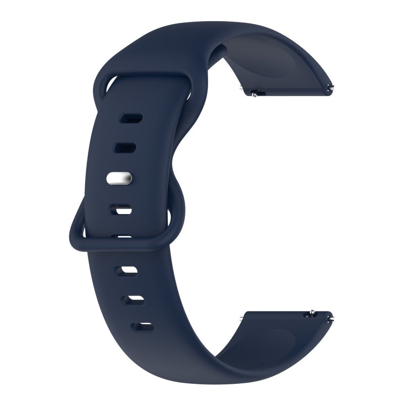 S-TOP For Garmin Move Style 20mm Solid Color Silicone Watch Band(Navy Blue) - Image 1