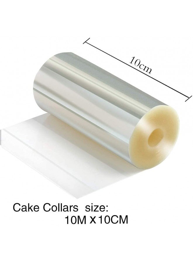 WAFJAMF Cake Decorating,Cake Collars 4 x 394 inch, Acetate Rolls, Clear Cake Strips, Transparent Cake Rolls, Mousse Cake Acetate Sheets for Chocolate Mousse Baking Decorate  - Image 2