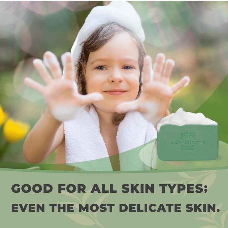 One With Nature Eucalyptus Soap 7oz 3-Pack â€“ Rejuvenating and Exfoliating Soap Bar with Dead Sea Salt for Face & Body, for Men & Women - Image 5