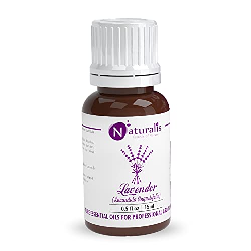 Naturalis Lavender Oil - Pure, Natural, and Undiluted Lavender Essential Oil for Hair, Skin Bath & Therapeutic Massage - Ideal Lavender Essential Oil for Diffuser - 15ml - Image 2