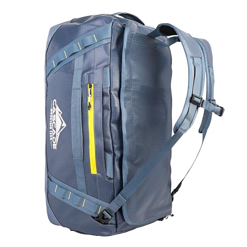 Cascade Mountain Tech 60L Duffle Bag, Convertible Travel Duffel Bag for Men Women, Water Resistant & Tear Resistant (Blue) - Image 2