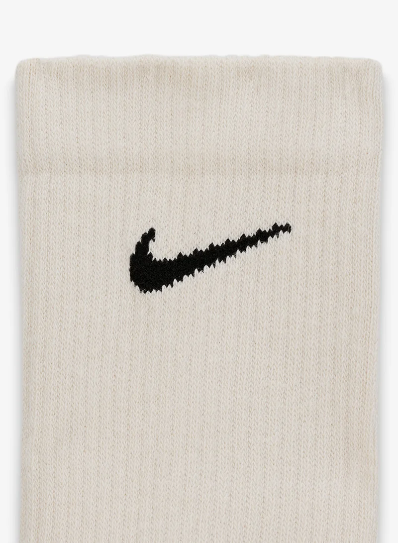 Nike LT OREWOOD BROWN 3-Pack Everyday Elevated Crew Socks  | Best Price UAE