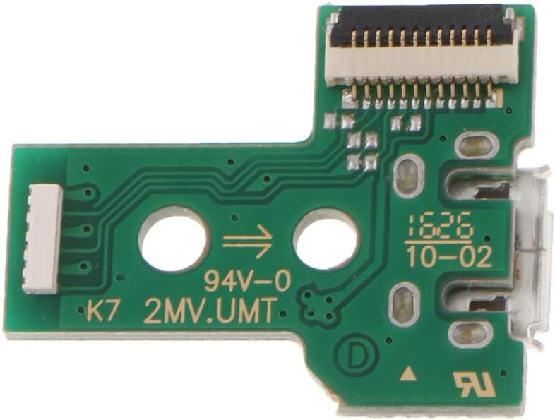 klarako لوحة توصيل USB 12 دبوس لمأخذ الشحن لجهاز SONY PS4 وحدة التحكم اللاسلكية Dualshock 4 (JDSklarako030) - Image 5