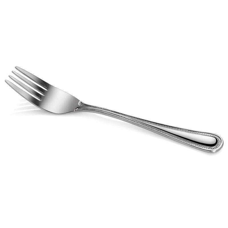 New Star Foodservice 1029734 Bead Pattern, 18/0 Stainless Steel, Salad Fork, 6.6-Inch Set of 12 - Image 2