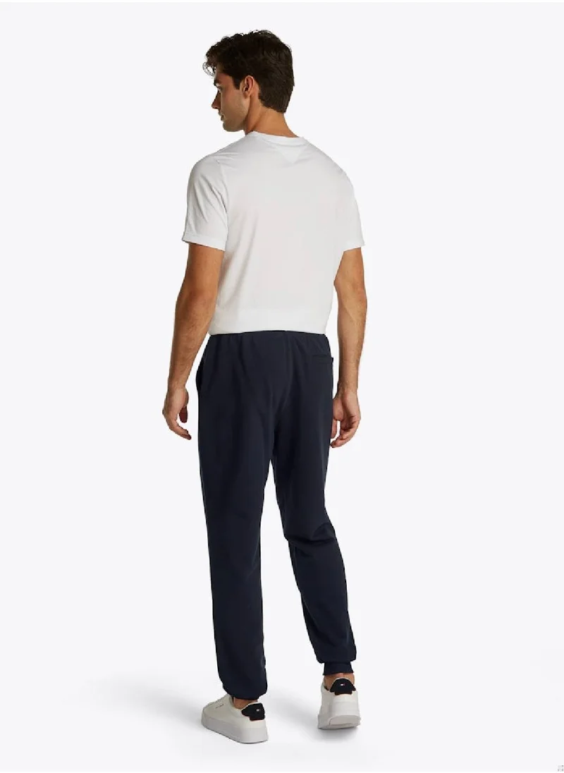 TOMMY HILFIGER Men's Essential Terry Sweatpants - Cotton, Blue