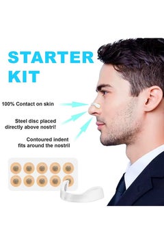 STARTER Snoring Solution for Comfortable and Quieter Sleep Effective to Relieve Snoring Anti Snoring Nose Patch Comfortable Anti Snoring Device Suitable for Hotels Homes Business Travel (white-15pcs)  - Image 3