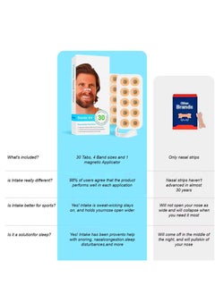 STARTER Snoring Solution for Comfortable and Quieter Sleep Effective to Relieve Snoring Anti Snoring Nose Patch Comfortable Anti Snoring Device Suitable for Hotels Homes Business Travel (white-15pcs)  - Image 5