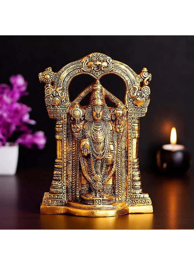 CHHARIYA CRAFTS Tirupati Balaji, Sri Venkateswara Idol, Spiritual Home Decor Decorative Showpiece - 24 cm - Image 1