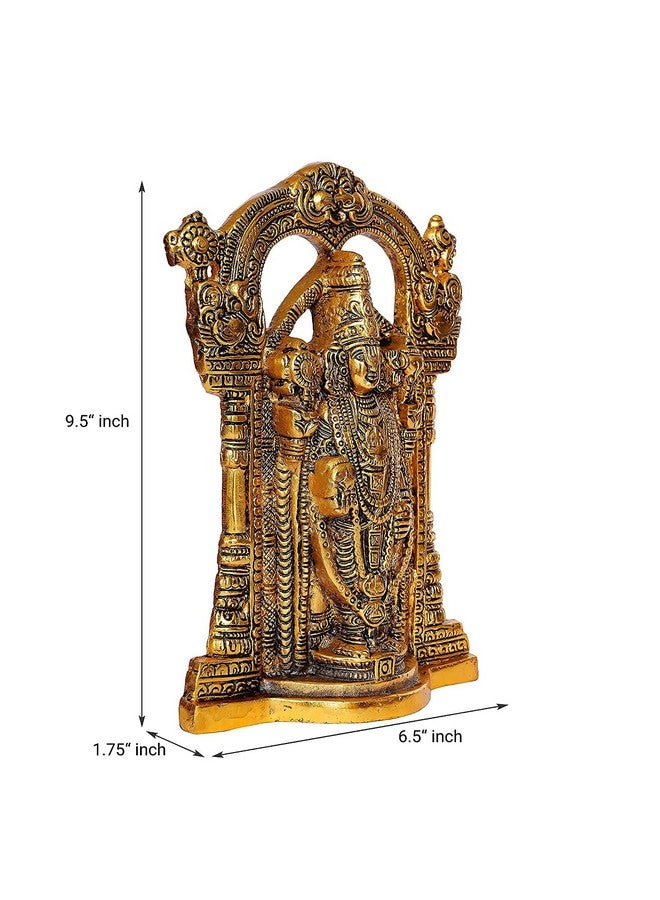 CHHARIYA CRAFTS Tirupati Balaji, Sri Venkateswara Idol, Spiritual Home Decor Decorative Showpiece - 24 cm - Image 4