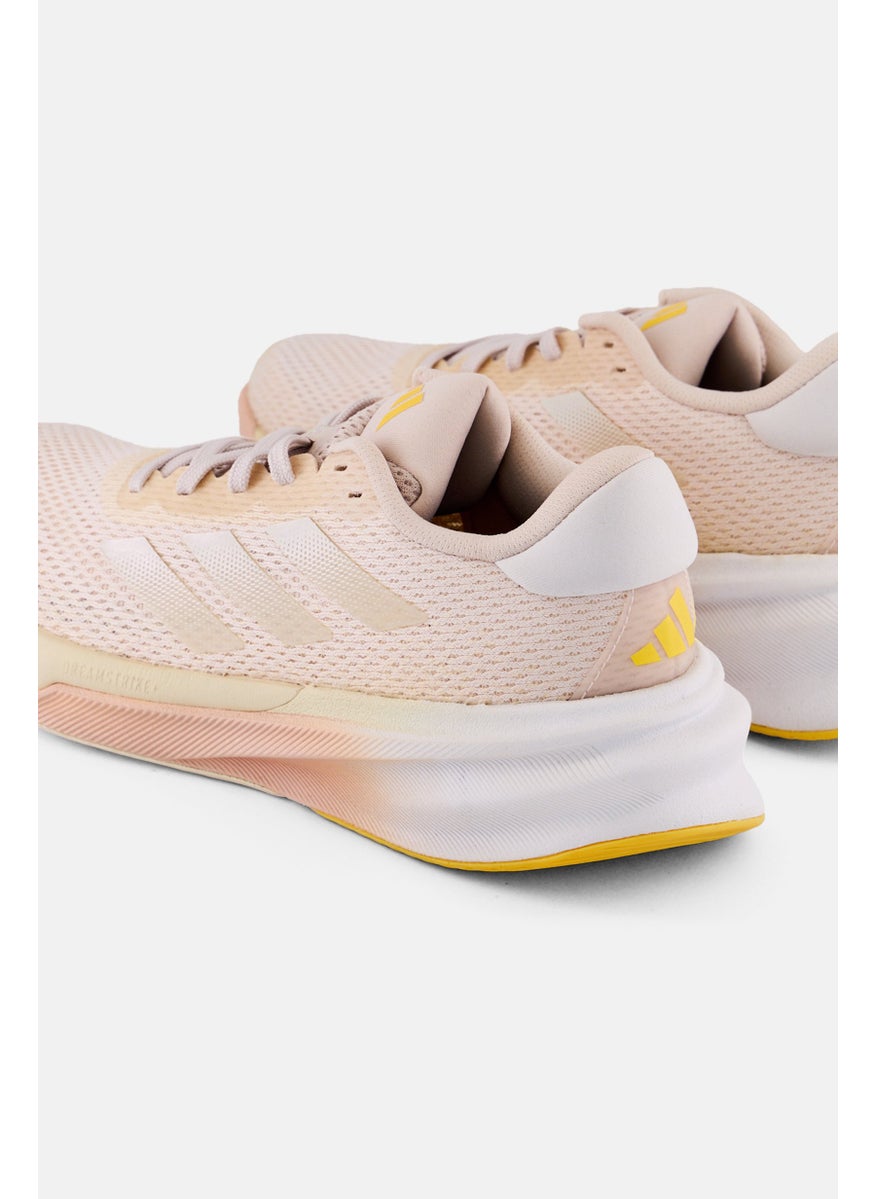 Adidas - Women Super Nova Stride Lace Up Running Shoes, Light Pink - Image 1