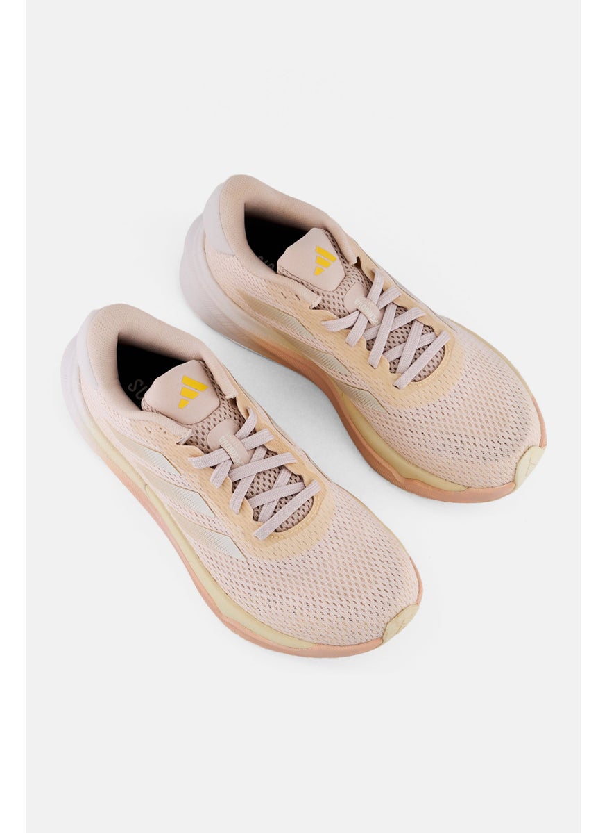 Adidas - Women Super Nova Stride Lace Up Running Shoes, Light Pink - Image 1