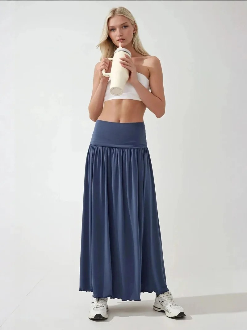 HICCUP 2-in-1 Midi Elastic Strapless Dress/Skirt