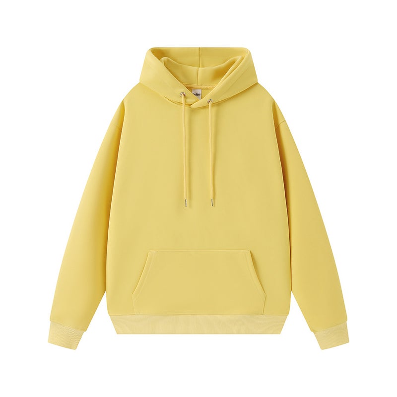 Heavy 330G7A Antibacterial Imitation Cotton Hooded Sweater Men'S Solid Color Simple All-Match Men'S And Women'S Hoodie - Image 1