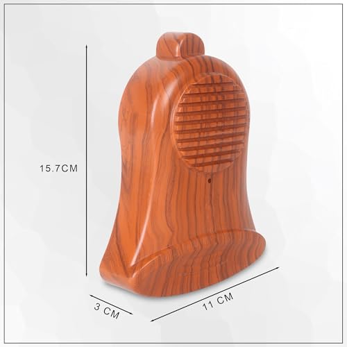 GLUN® Home Doorbell, Calling Bell for Home and Office Easy Install Electrical and Battery Powered, ABS Wooden Finish Elegant Design with Upto 100 Meter Operating Range - Image 3