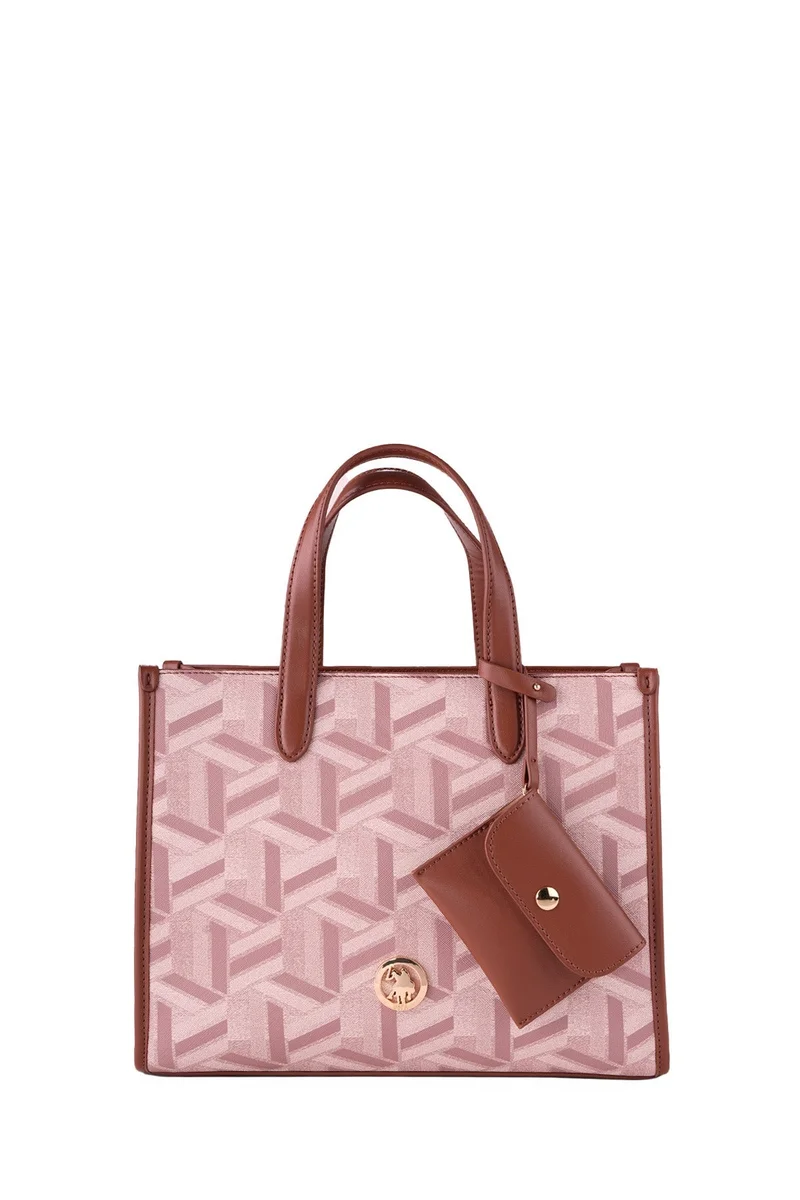 U.S. Polo Assn. LIGHT BROWN U.S. Polo Assn. Women's Shoulder Bag, Ladies Large Capacity Shoulder Bag Handbag Tote Bags Clutch Bag, Women's Leather Hobo Bag, Women's Tote Bag, Women's Shoulder Bag, Women's Hand Bag, Women's Travel Bag, for Office Sling Bag Side Bag and Girls College Students  | Best Price UAE