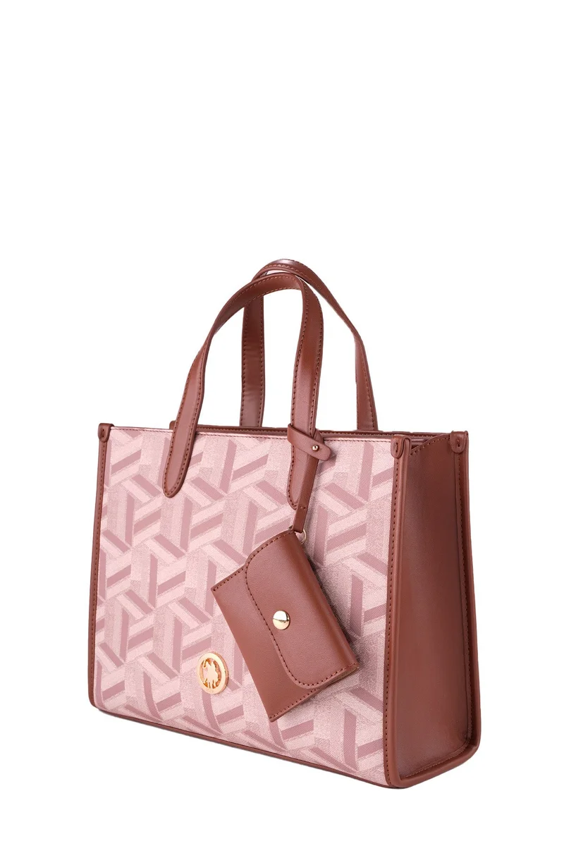 U.S. Polo Assn. LIGHT BROWN U.S. Polo Assn. Women's Shoulder Bag, Ladies Large Capacity Shoulder Bag Handbag Tote Bags Clutch Bag, Women's Leather Hobo Bag, Women's Tote Bag, Women's Shoulder Bag, Women's Hand Bag, Women's Travel Bag, for Office Sling Bag Side Bag and Girls College Students  | Best Price UAE