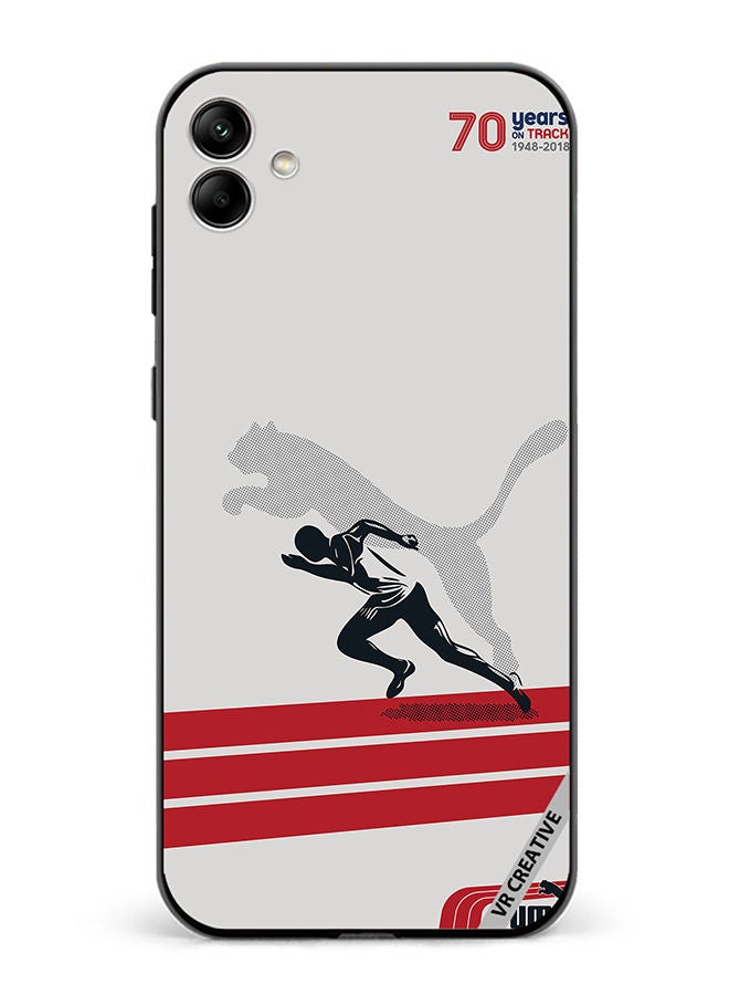 VR CREATIVE Protective Case Cover For Samsung Galaxy A04 Puma Runner Design Multicolour - Image 1