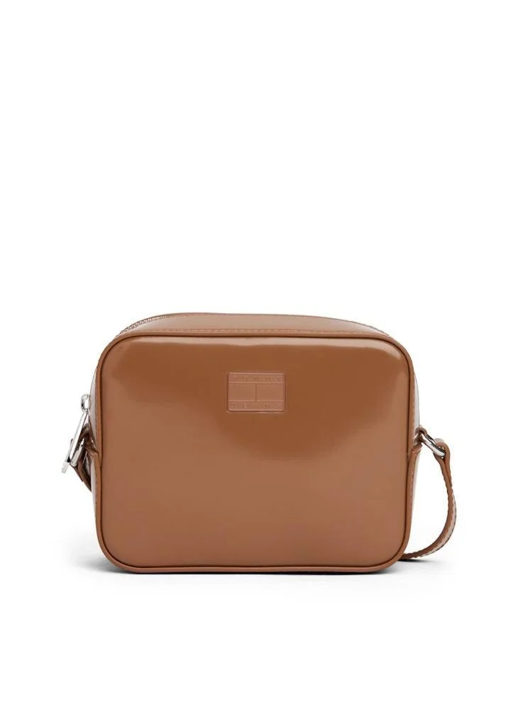 TOMMY JEANS Shiny Logo Plaque Crossbody Camera Bag