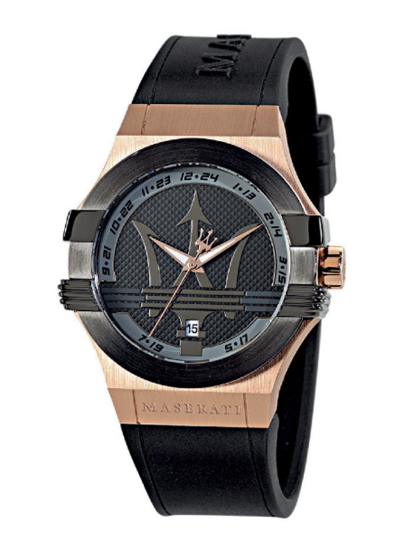 Maserati Men's Blue Sunray Dial Blue Leather Watch - 44 MM - R8851121003 - Image 2