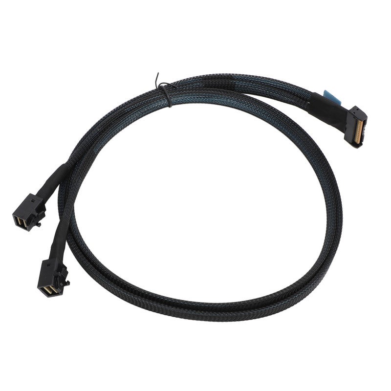 MCIO 8i to 2 SFF 8643 Cable 74Pin PCIe 5.0 High Speed Data Transfer - Stable Connection Compact Design for Data Center Server - Image 1