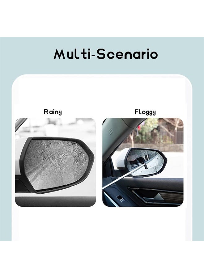 Car Rearview Mirror Wiper, Retractable Auto Glass Squeegee, Water Cleaner with Telescopic Long Rod, Portable Cleaning Tool for All Vehicles, Universal Automotive Accessories (Black) - Image 3