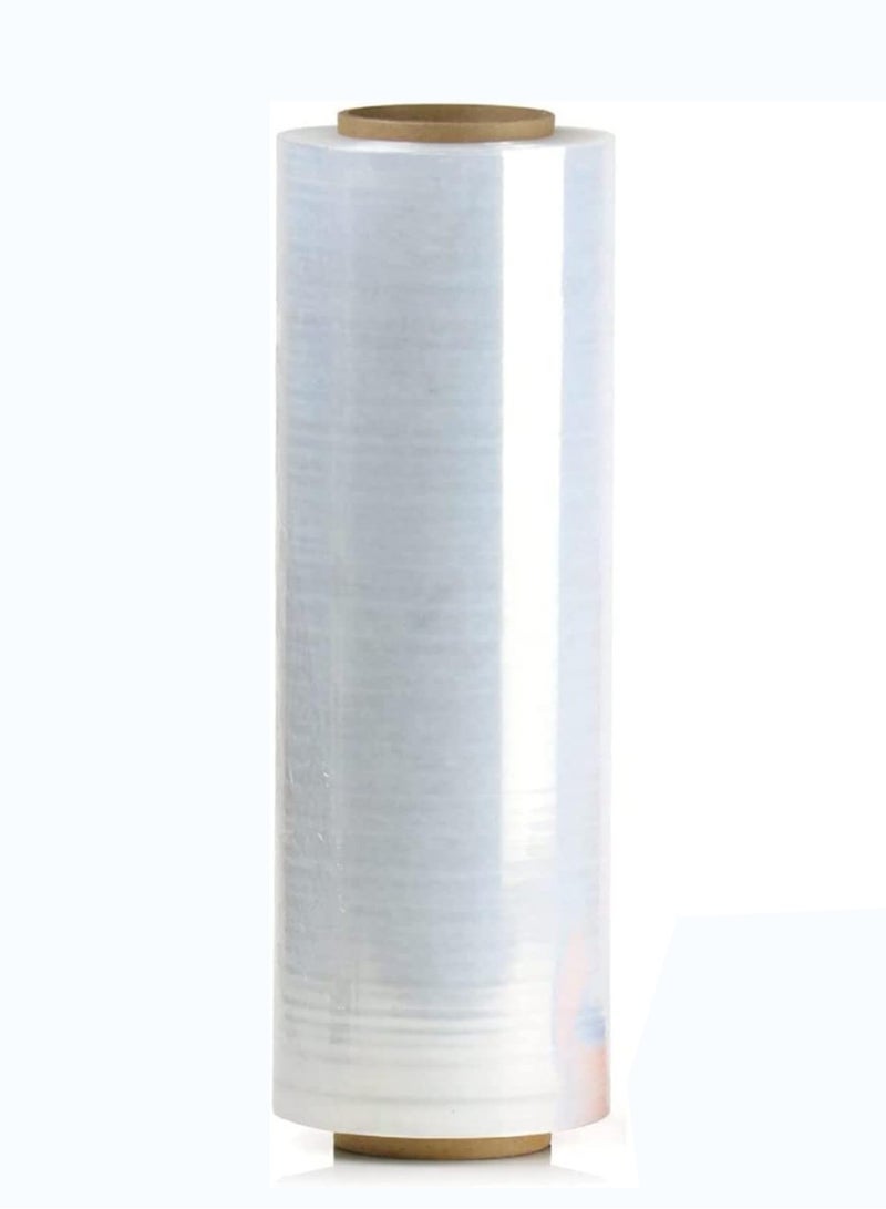 صن رايز لفة لف قابلة للتمدد بقوة صناعية، 1 لفة سميكة للغاية 3 كجم لنقل اللوازم والاثاث والمنصات والتغليف البلاستيكي للتغليف، غشاء مطاطي شديد التحمل - Image 1