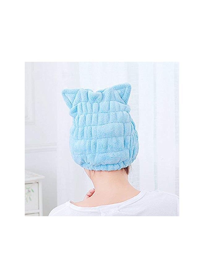 Zaboon Microfiber Bath Towel Kids Hair Towel Hat Hair Quick Drying Towel Hat Cute Bath Tool Super Soft Absorbent Hair Dry Hat With Premium Water-Absorbent Ability For Ladies Or Girls 2Pcs - Image 4