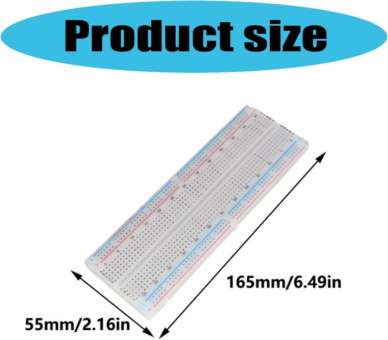 Solderless Breadboard MB102 Prototype PCB Bread Board for Experimentation Testing Accessories Electronic Project Kits - Image 5