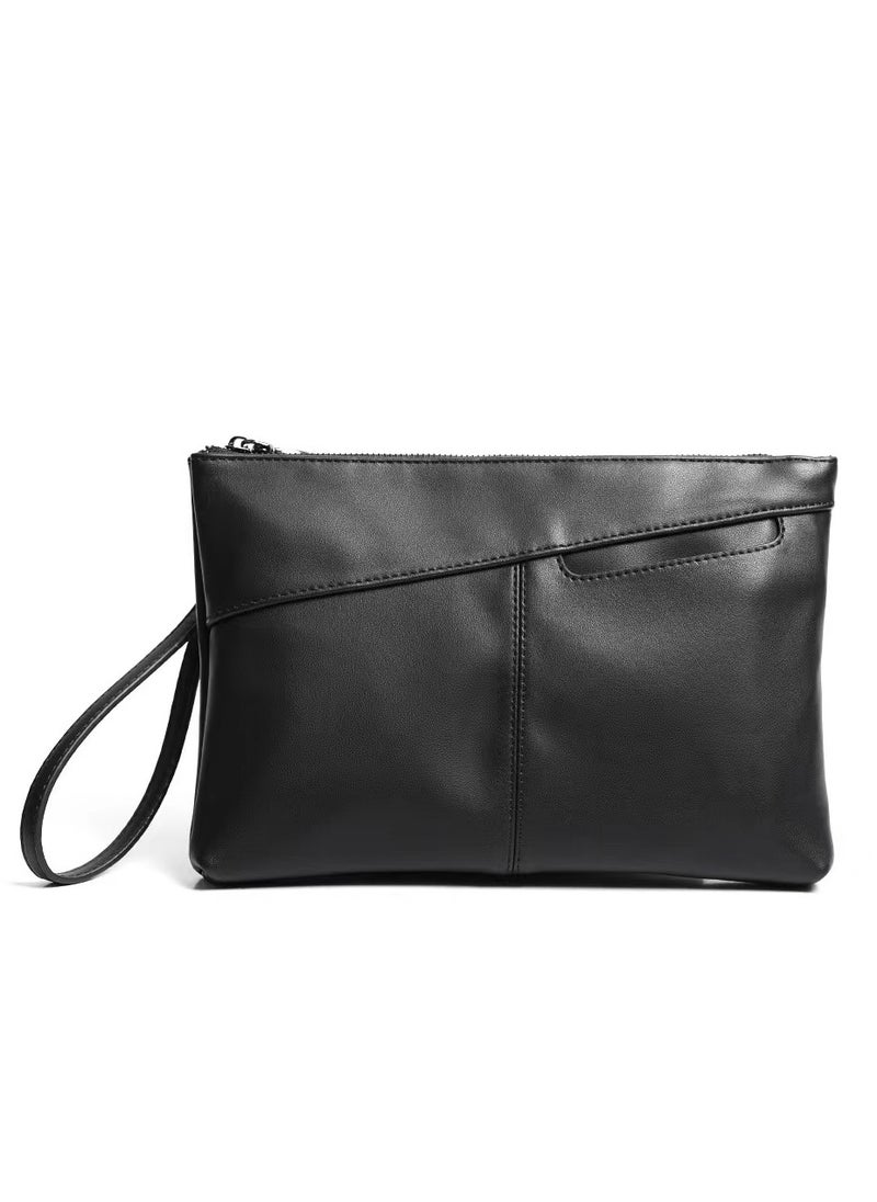 Skycare Skycare Men's Leather Handbag: Fashionable, Durable & Versatile Large Clutch Bag - Perfect for Business, Travel, and Everyday Use  - Image 1
