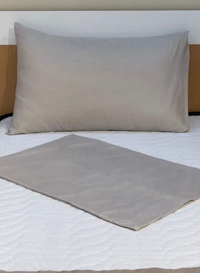 Inrest Pillow Cover 100% Soft Microfiber 50x75 cm - Biege - Image 1