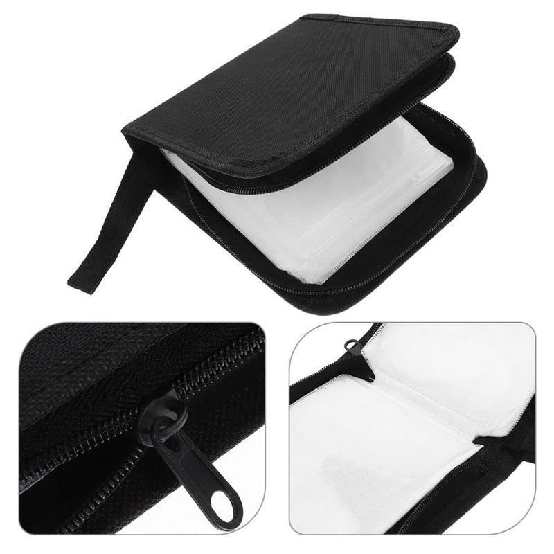 2Pcs Portable CD DVD Binder Case with Zipper Storage Organizer for Home and Travel - Image 5