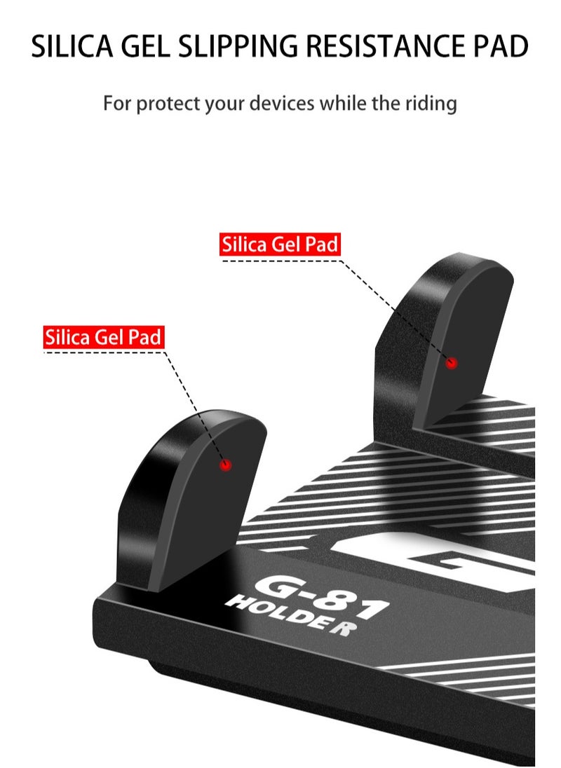 GUB - GUB bike mobile holder G-81 , Materials: Aluminium   Supported Size: 55-100mm    NW: 71g GW: 96g multi colors - Image 1