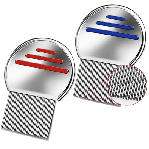 Bnikion 2 Pack Professional Stainless Steel Comb - Image 2