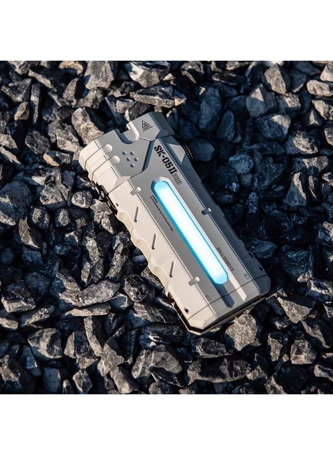 loopgear LOOP GEAR SK05 Pro 2 Mao Flat EDC Flashlight, 5000 Lumens, 8000mAh Rechargeable LED Torch & Power Bank, USB-C 22W Fast Charge, RGB Side Light, IP68 Waterproof, Micro-Arc Oxidation, 6500K White - Image 4