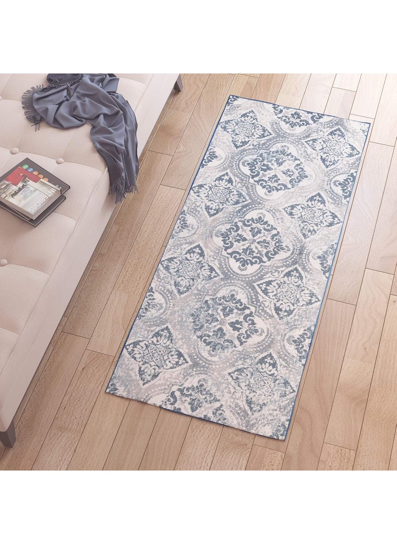 Status Contract Status 3D Printed Perfect Home Rugs Carpet for Living Area | Rug and Carpet for Bedroom |Rug and Carpet for Dining Table Rug Floor Carpet with Anti Slip Backing (22 x 55, Design - 318)  - Image 1