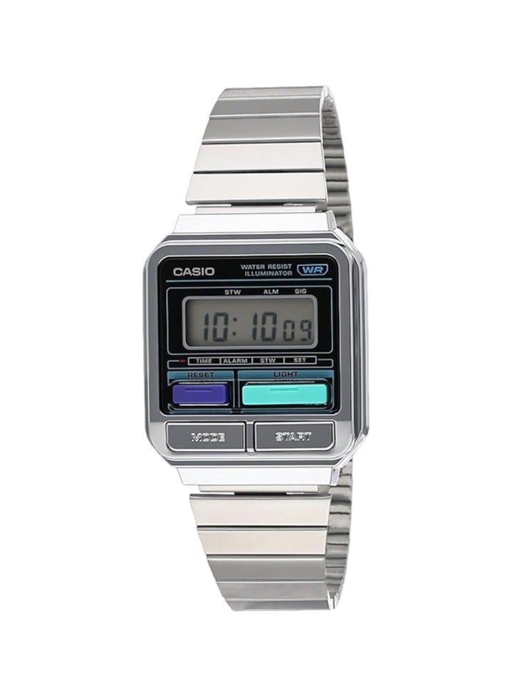 كاسيو ساعة كاسيو الرقمية الجديدة فينتيج ستانلس ستيل A120WE-1ADF - Image 1