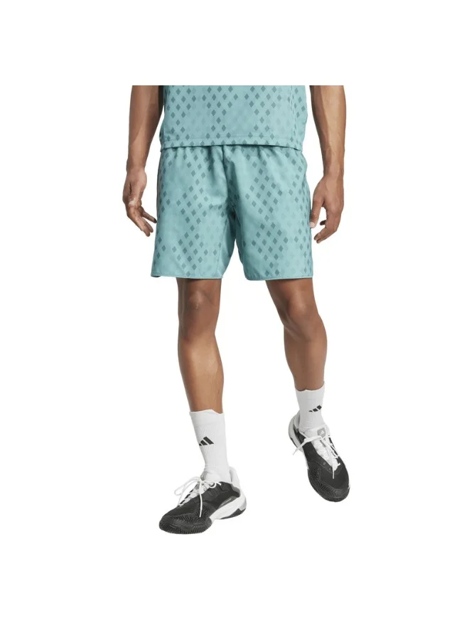 adidas Adidas Club Graphshort M Turquoise Tennis Shorts For Men