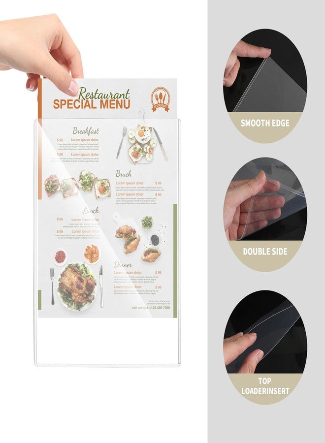 GSHYMXT souG 25 Pack 8.5" x 11" Rigid Print Protectors, Clear Waterproof Hard Plastics Page Sheet Protectors, Paper Sleeves Photo Plastic Sleeves Hard Plastic Document Holder Birth Certificate Protector - Image 3
