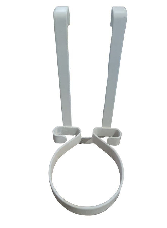 White Metal Dryer Holder