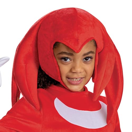 Disguise Sonic Knuckles Deluxe Costume for Kids Official Sonic Movie 3 Costume with Headpiece and Gloves Child Size 78 - Image 5