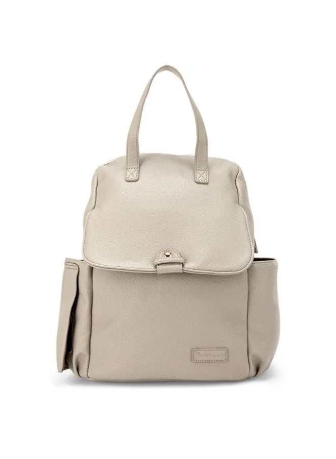 Bumble & Bird PU Leather Diaper Bag Set 3 Pieces, Grey - Image 4