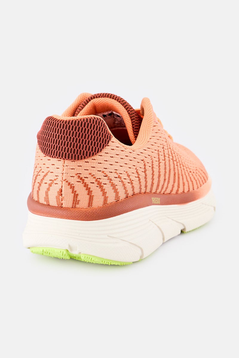 RBX Women Lace Up Training Sports Shoes, Orange  - Image 3