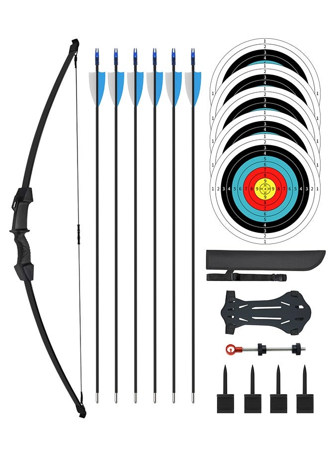 Snooe - Bow and Arrow Set for Kids and Teens, Beginner Practice Bow, Youth Bow and Arrow with 6 Arrows and Accessories for Outdoor Sports Game - Image 1